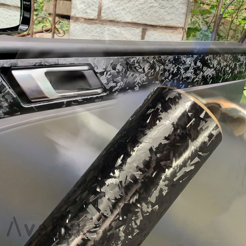 Fep Film - High-quality Matte Black Forged Carbon Fiber