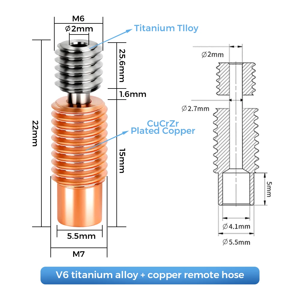 High Quality E3D V6 Throat V5  - Direct Drive Extruder ulasan dan harga