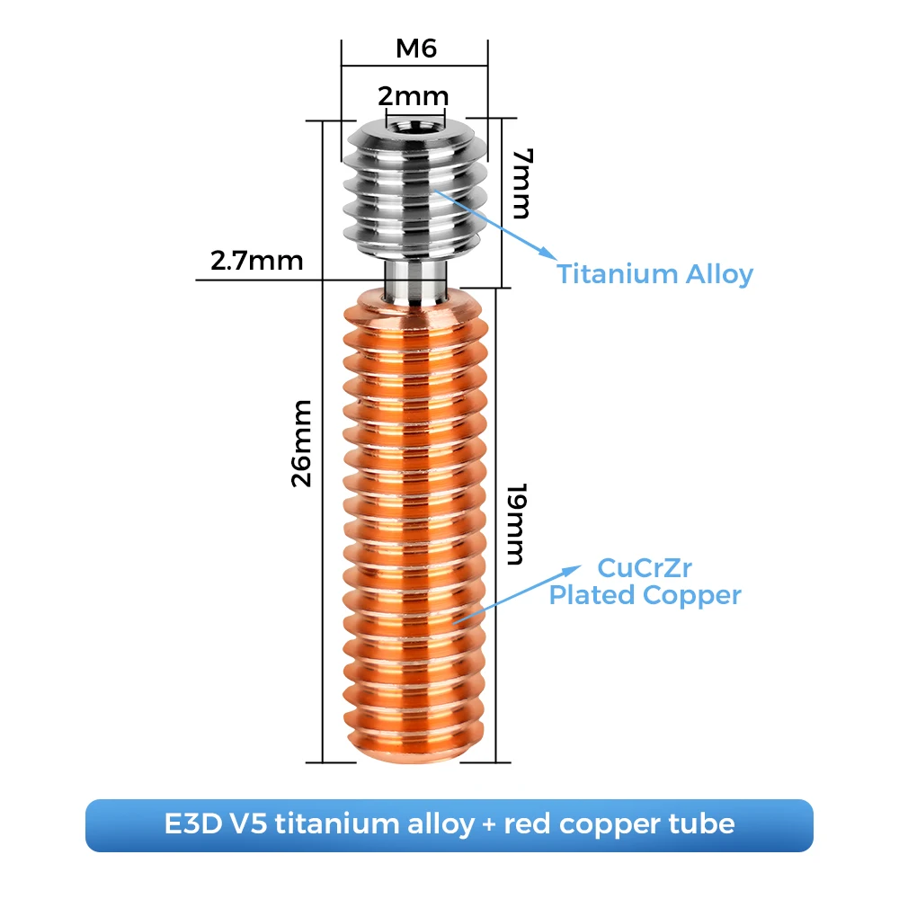 High Quality E3D V6 Throat V5  - Direct Drive Extruder ulasan dan harga