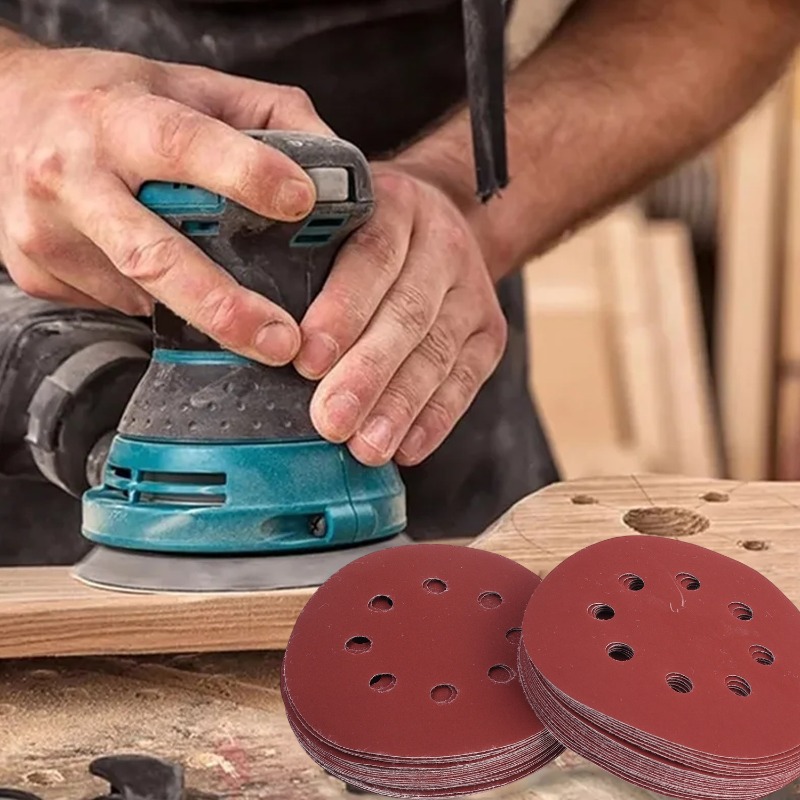 100PCS Sanding Discs 8 Hole Ho - Extruder ulasan dan harga
