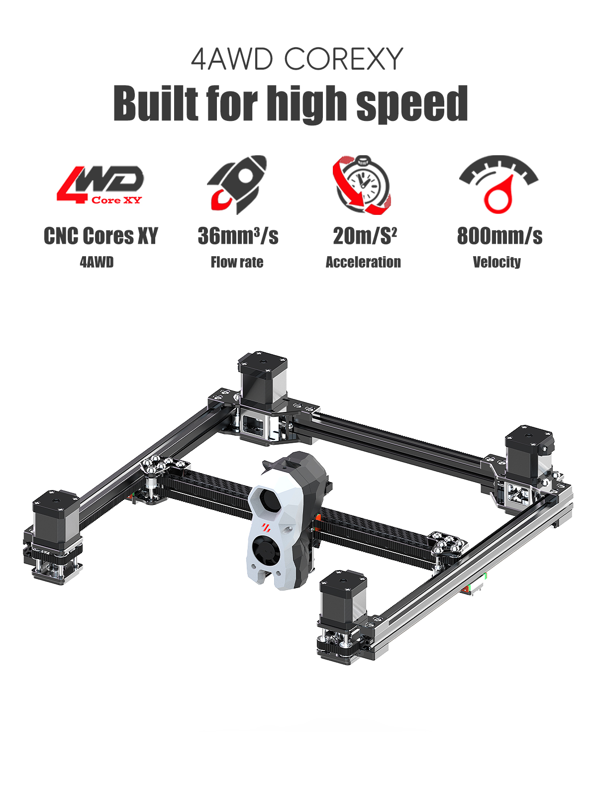 SIBOOR Voron Trident [June] 3D - Corexy 3D Printer Kit ulasan dan harga