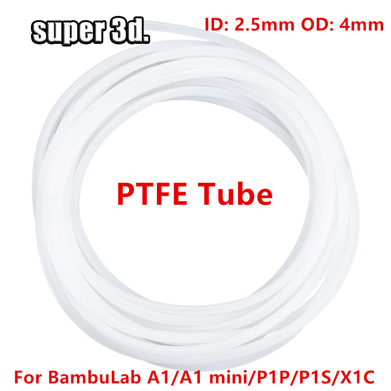 1/2/50M Bambu Lab PTFE Tube ID - Direct Drive Extruder ulasan dan harga