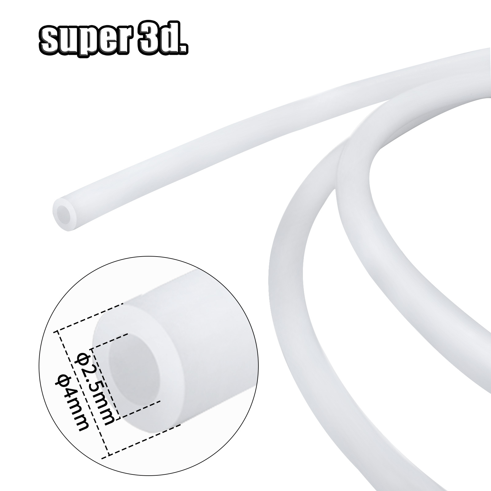 1/2/50M Bambu Lab PTFE Tube ID - Direct Drive Extruder ulasan dan harga