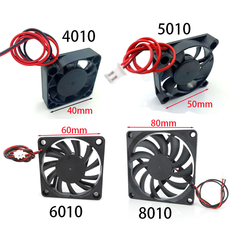 5V 12V 24V Cooling Fan 4010 50 - Extruder ulasan dan harga