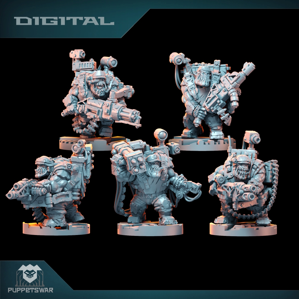 Orc Ultimate Badasses Squad, G - Resin Printer ulasan dan harga