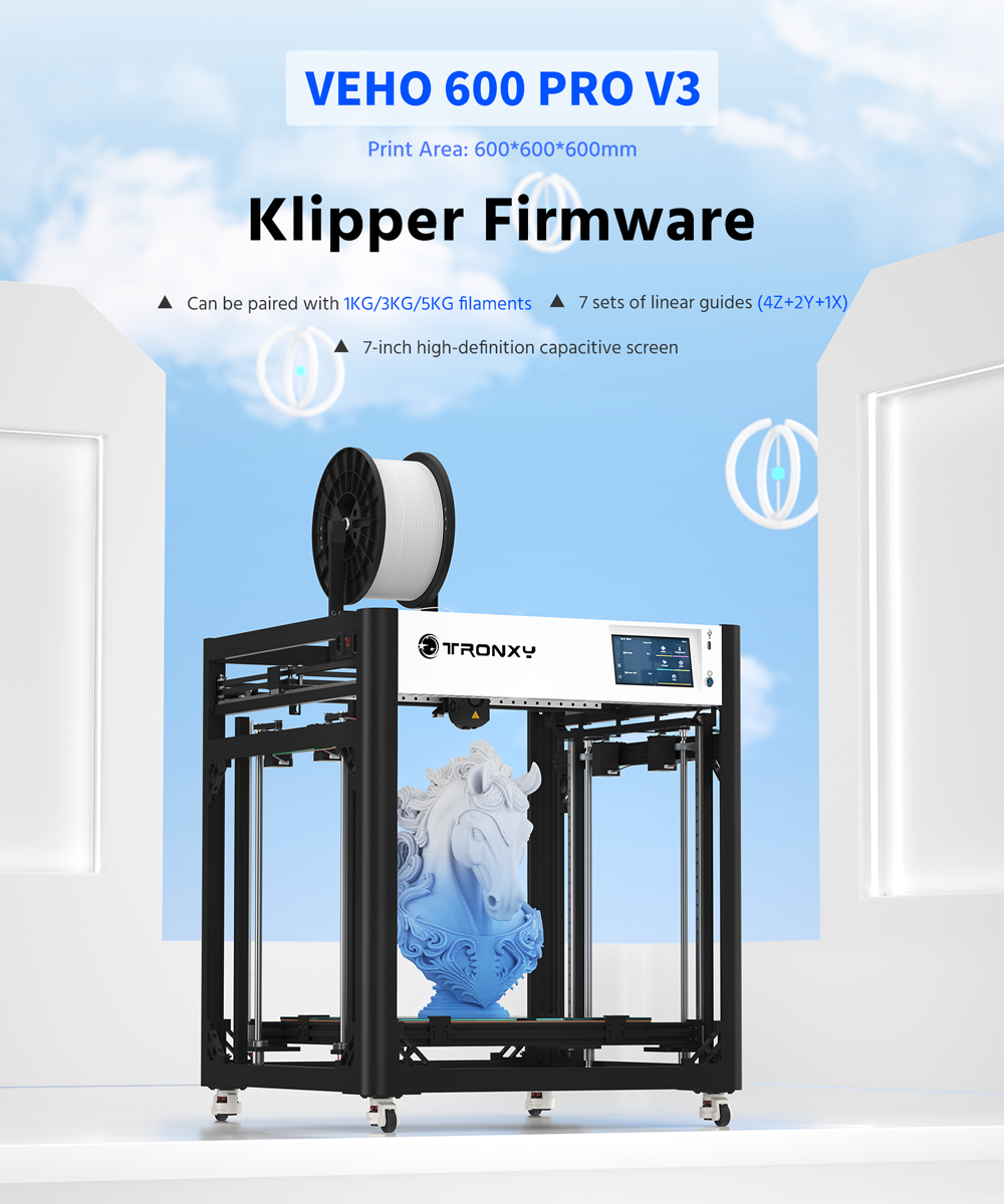 VEHO 600 PRO-V3 3D Printer Hug - Corexy 3D Printer Kit ulasan dan harga