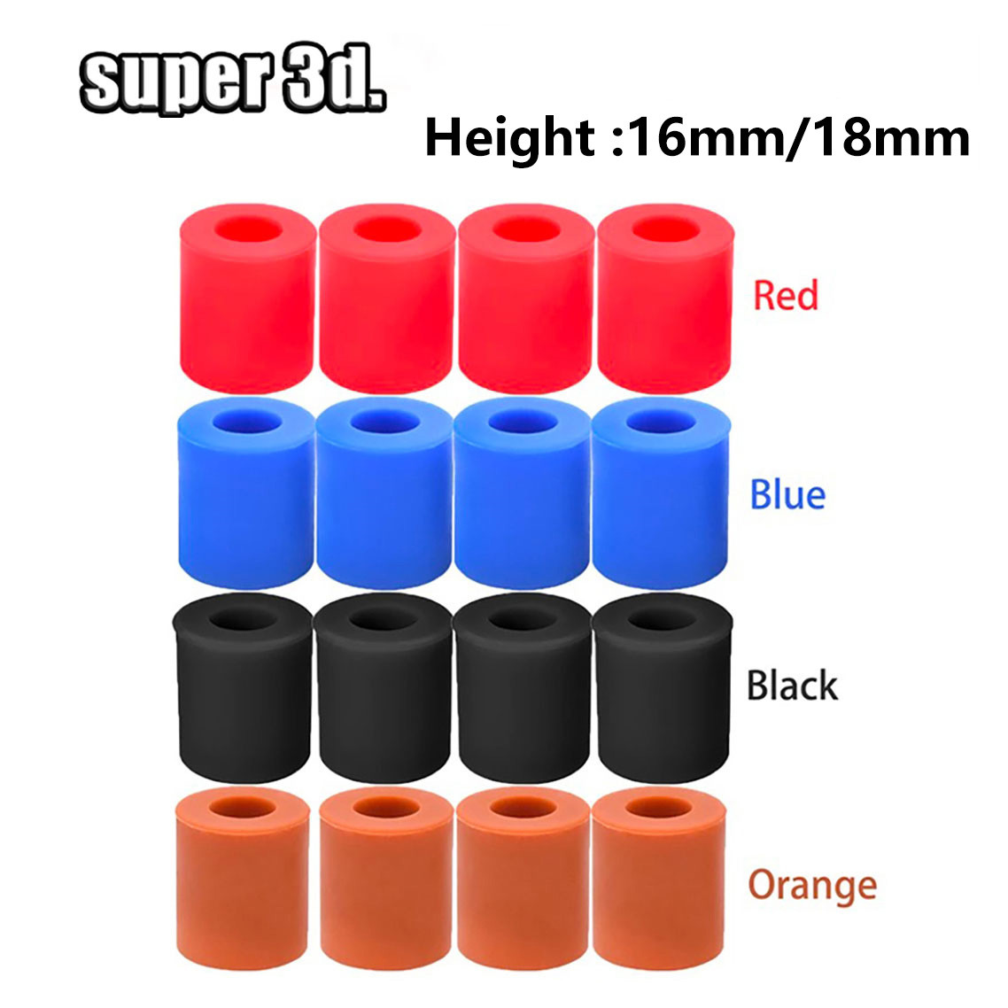 4/8/20Pcs Hot Bed Leveling Sil - 3D Printer Stand ulasan dan harga