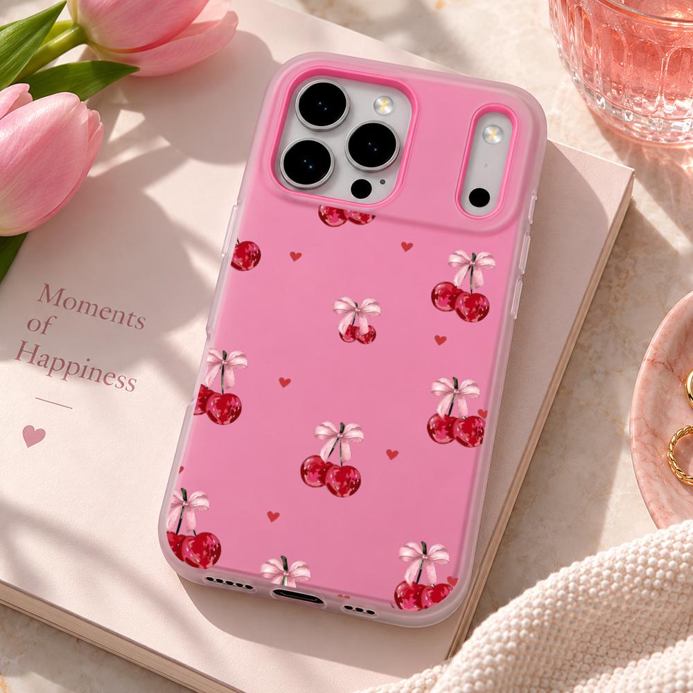Cute Pink Heart Bow Cute Pink  - Tpu Filament ulasan dan harga