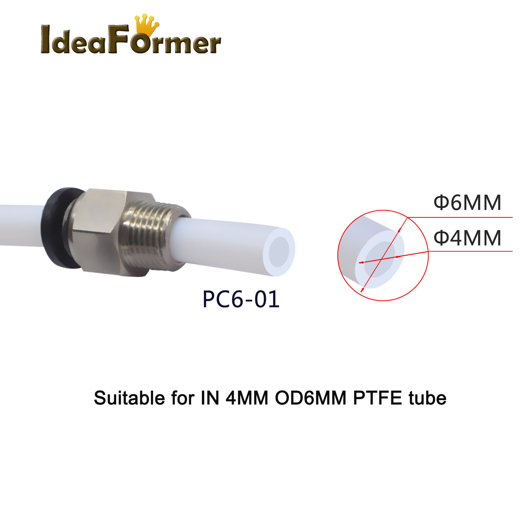 5pcs Quick Fitting PC4-01 PC6- - Filament 1.75 ulasan dan harga