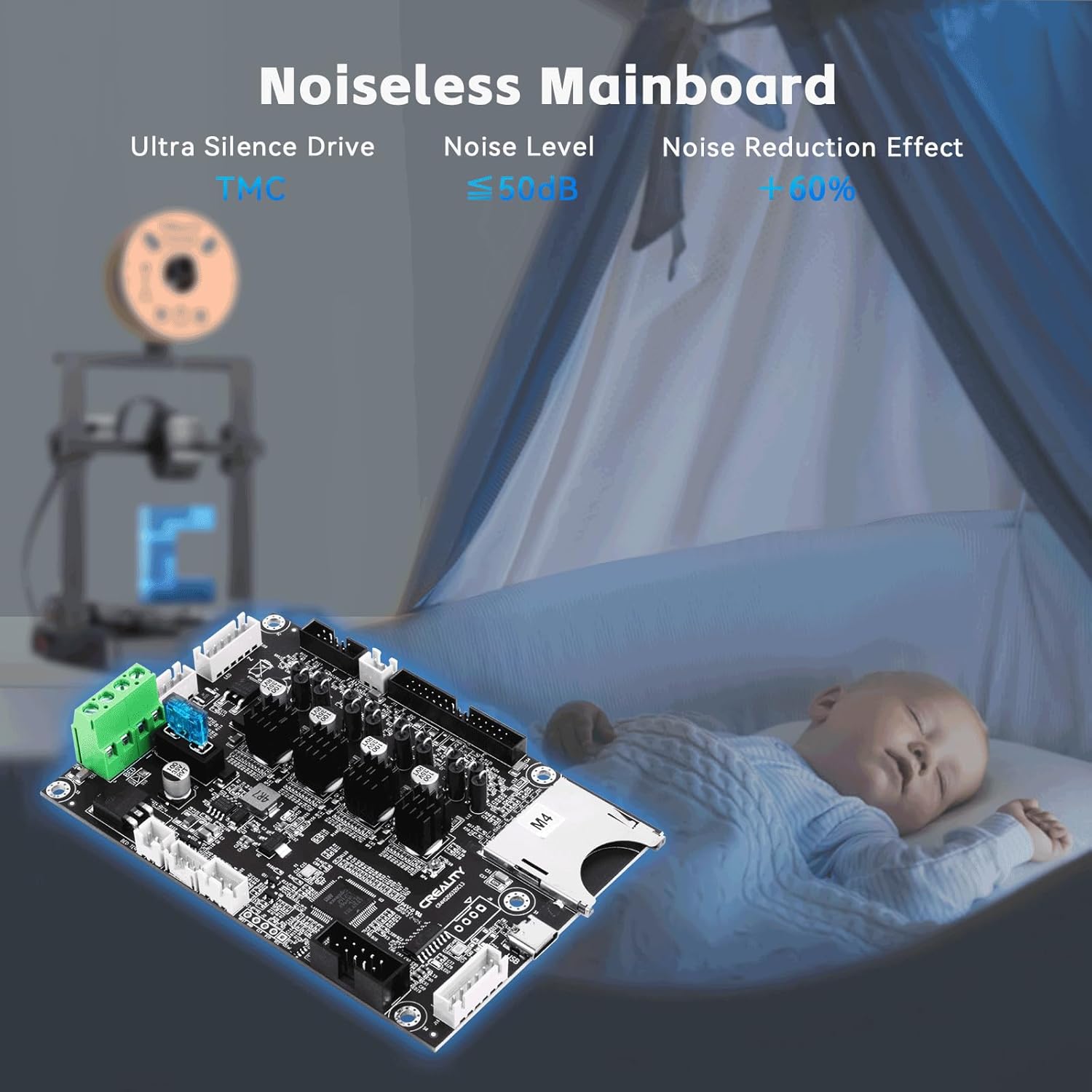 CREALITY Ender 3 V3 SE Silent  - 3D Printer Bed ulasan dan harga