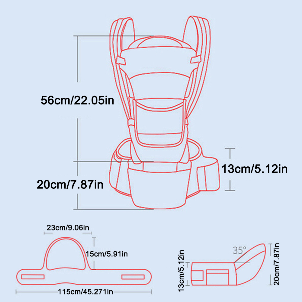 Newborn Ergonomic Baby Carrier - Carriage Bed ulasan dan harga